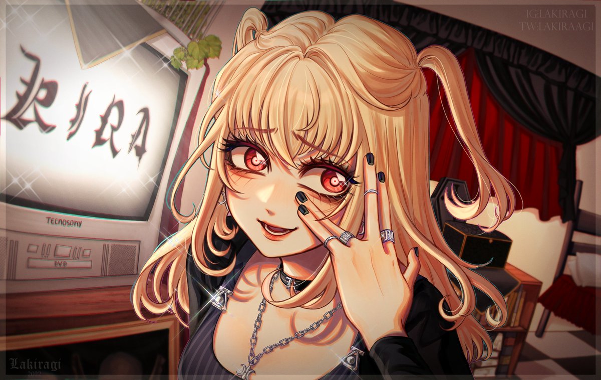 Lakiragi's tweet photo. ๐ฅ#misaamane #misamisa #DEATHNOTE #KIRA #ligthyagami https://t.co/TwvdkRARm0