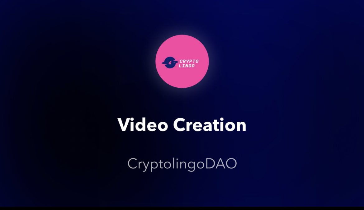 CryptolingoDAO's tweet photo. Hello Lingo Crew! We're looking for contributors who are willing to write and translate scripts, record videos and edit them. Please refer to our DeWork or send us a pm. https://t.co/6YeCAaS1qD Thank you all for the support!
#Web3 #DAO #DaoWork #Dework #DaoContributor https://t.co/QXpTB5KKoK