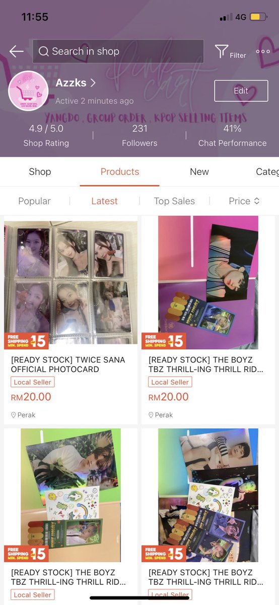 P1NKCART's tweet photo. [HELP RT] Hii everyone! we have updated our clearance sales at our shopee platform! please have a look and share to your friend too! The purpose of this clearance sales are to collect money to refund our buyers bcuz we got scammed by kr seller. We hope everyone can help us 🙏🏻😊 https://t.co/GUXIpwdXDU