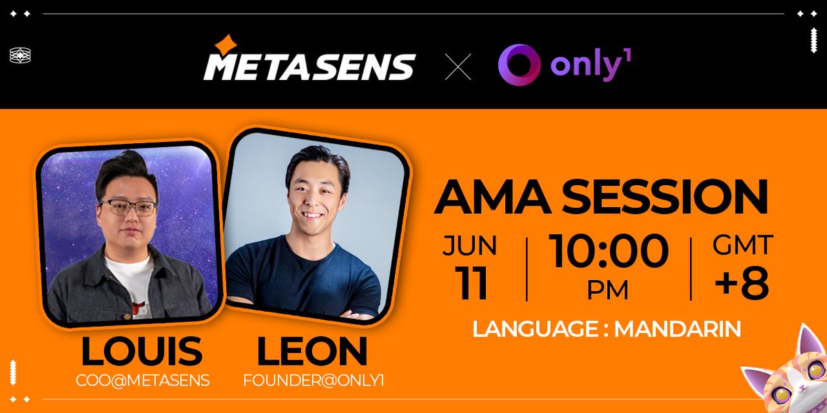 metasens's tweet photo. 1/4
📢 METARADIO #AMA: METASENS X ONLY1 - Looking at the future of #SocialFi! 📢

Are you interested in the growing #Web3 space? Here's your chance to learn more and ask questions to the #METASENS and @only1nft team! 🎊 WIN rewards by participating. 😉

AMA info in comment. https://t.co/bw1tVSZVB8
