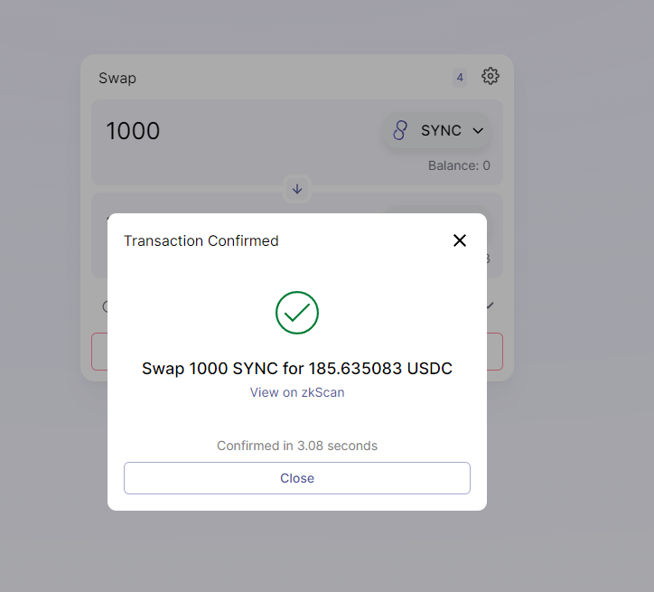 isai_nikolas's tweet photo. The testnet passed, no problems arose. Everything works very fast and well.
Join discord: https://t.co/h7g8hRsYr3   #L222 #zkSync #Layer2 #ZKRollup #testnet #Ethereum #DeFi https://t.co/fzRejlZuK9