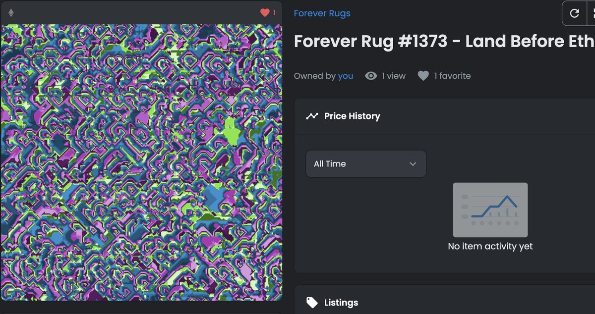 LordRostau 𝕏 (@rrostau) on Twitter photo <a href="/foreverrugs/">Forever Rugs</a>
This is the coolest free mint project I have seen!
Amazed it hasn't minted out. Go grab some quick!
I think these will be worth a lot when people catch on. Love just watching mine. Very meditative... helps ease the stress. ✨
foreverrugs.io
#FreeMint #NFT <a href="/foreverrugs/">Forever Rugs</a>
This is the coolest free mint project I have seen!
Amazed it hasn't minted out. Go grab some quick!
I think these will be worth a lot when people catch on. Love just watching mine. Very meditative... helps ease the stress. ✨
foreverrugs.io
#FreeMint #NFT