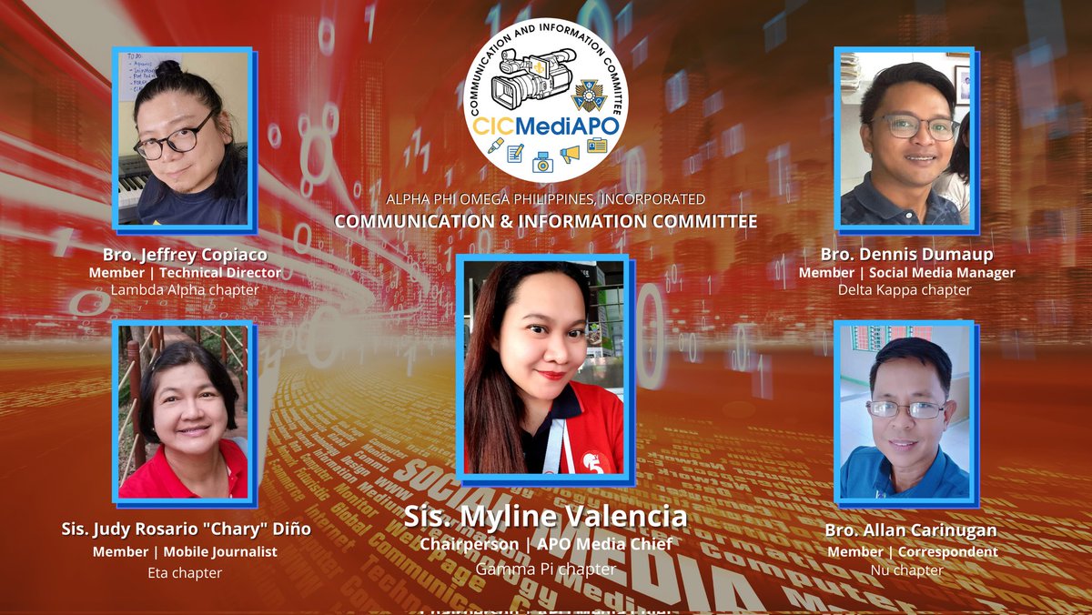 APO CIC is responsible for developing, updating, and monitoring APO Philippines communication policies, social networking accounts, and electronic discussion groups, as well as to recommend new ways for APO Philippines to communicate with its members and to the public.