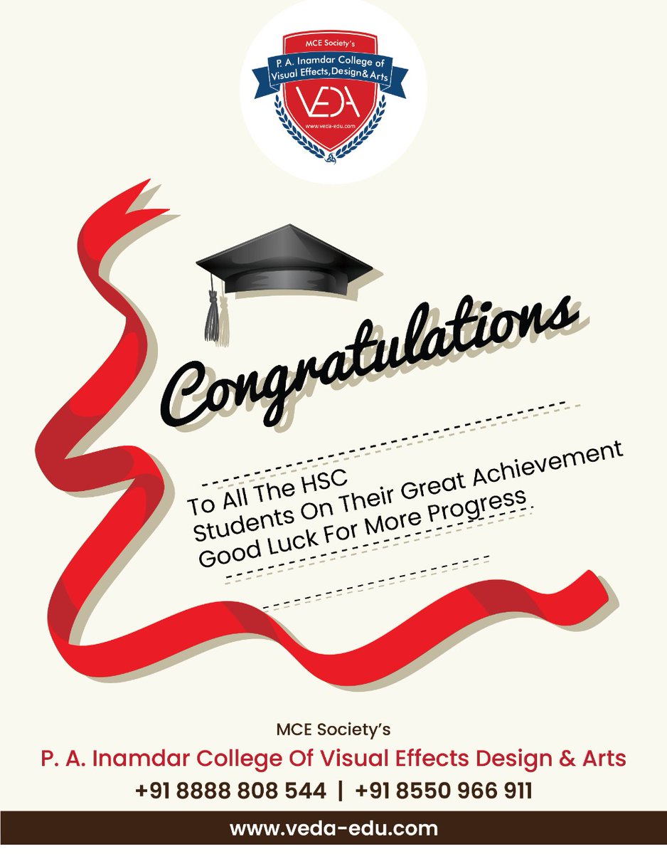 VEDA_PUNE's tweet photo. Our Best Wishes to Students for succeeding in HSC Exams.
#hscstudents #exams #results #resultsmatter #exams2022 #exam https://t.co/tfcll9Kd87