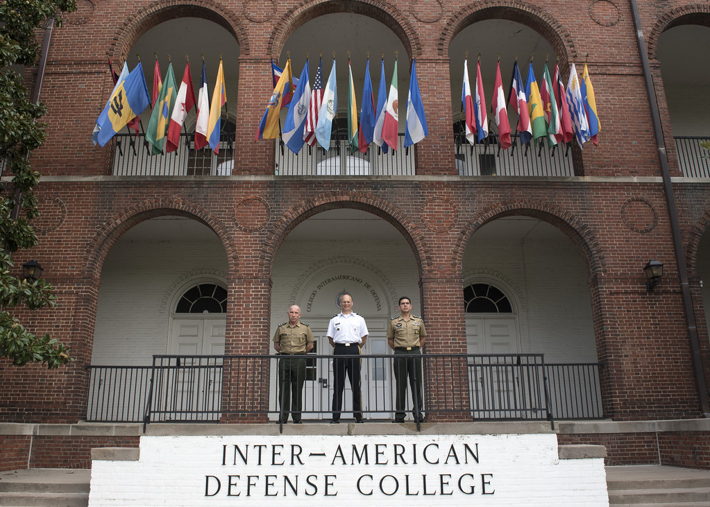 But before I go, a hint of what's to come. Pilkington says of Nedelcovic's (official) employer, the American Defense College, (sometimes Inter-American Defense College,) that it "educates future leaders of Latin American nations." That about says it all, huh?