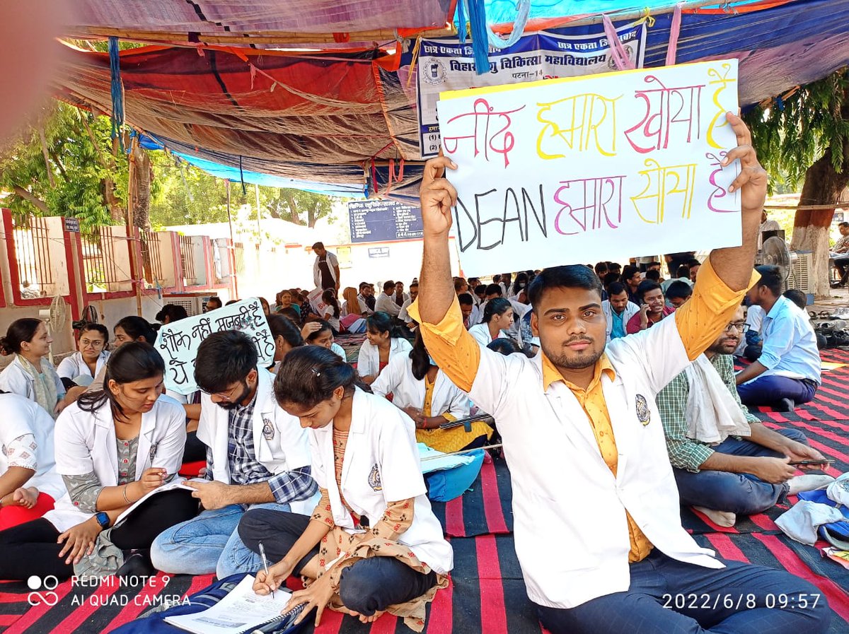 Na rukenge, 
NA jhukenge,
Na hatenge,
Bas datae rahenge... #IncreaseInternshipAllowance 
#BVC_On_Strike
#IncreasePgFellowship
<a href="/Nitishkumar/">Nitish Kumar</a>
<a href="/saravanakr_n/">N Saravana Kumar IAS</a>
<a href="/tarkishorepd/">Tarkishore Prasad</a>
<a href="/ZeeBiharNews/">Zee Bihar Jharkhand</a>
<a href="/presidentVCI/">Dr. Umesh C Sharma</a>
<a href="/nitishkrishna8/">Dr Nitish Bharadwaj</a>
@AnimalBihar
<a href="/PRupala/">Parshottam Rupala</a>
<a href="/drsanjeevbalyan/">Dr. Sanjeev Balyan</a>
<a href="/min_fahd/">Ministry of Fisheries, Animal Husbandry & Dairying</a>
<a href="/CMOBihar1/">Additional District magistrate</a>