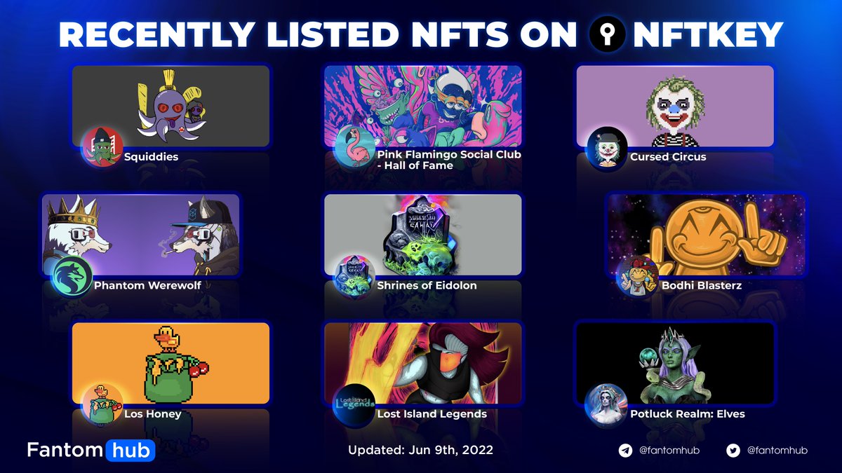 RECENTLY LISTED NFT ON <a href="/NFTKEY/">NFT Key</a>

Stay ahead of the brand-new NFTs that have recently been listed on the NFTKEY exchange!
@wovvenhq <a href="/FTMFlamingo/">Pink Flamingo Social Club 🇦🇺</a> <a href="/ByteMasons/">ByteMasons</a> <a href="/werewolffantom/">Phantom Werewolf🐺</a> <a href="/fantomized_nfts/">Fantomized.</a> <a href="/JAKEEY31/">Jake EY3 𓂀</a> <a href="/LosHoneyNFT/">Los Honey🍯</a> <a href="/Gui_ftm/">Gui</a>

#FantomInsights #FantomNFT #FTMDT #CSSADT #NFTCommunity
