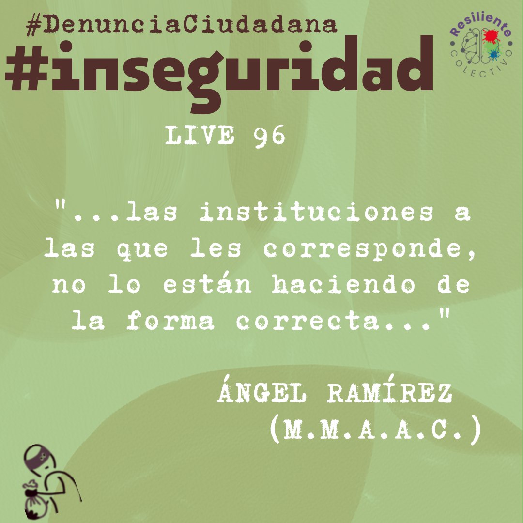 resilientecole1's tweet photo. #elcolectivohabla Gracias queridx @AngelRamirez por estar en el #LIVE de #ResilienteLIVE #DESAPARICIONFORZADA #DENUNCIACIUDADANA #temp4 🅁🄴🅂🄿🄸🅁🄰🙋♀️💜🙋♂️ #tuerestusEmociones #yosoymisemociones #ResilienteColectivo #resiliente https://t.co/5f3RvM696H
