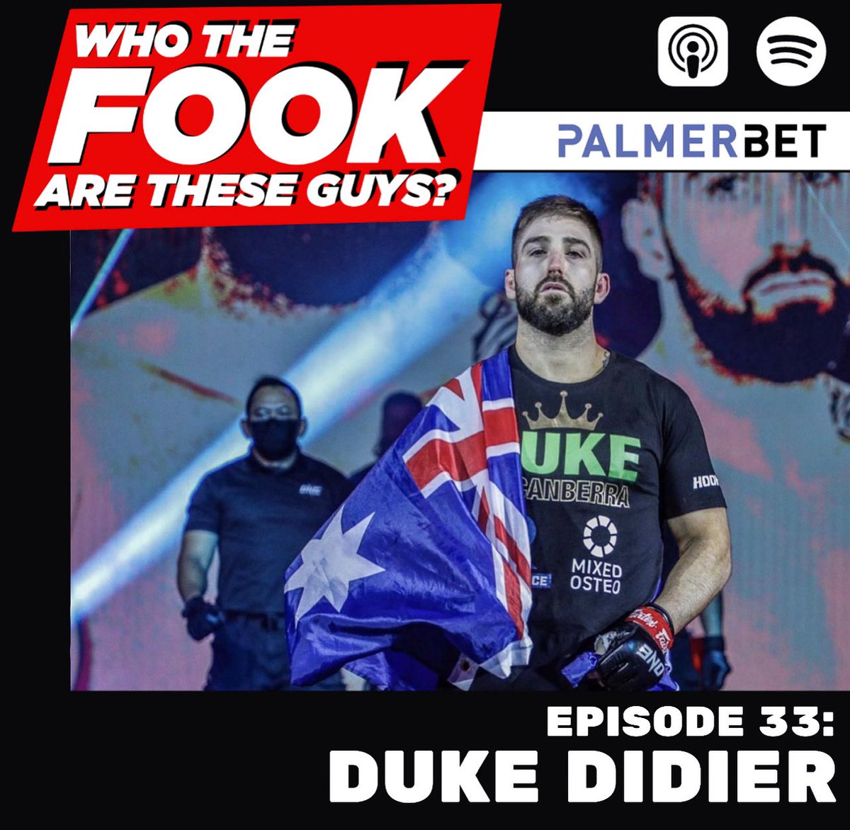 WhoTheFookPod's tweet photo. NEW EPISODE WITH THE DUKE OF CANBERRA @DukeDidier OUT NOW! 

This is one hell of a wild show, don’t miss it! 🔥🎙🇦🇺🚨 https://t.co/qRbYbS5zKv