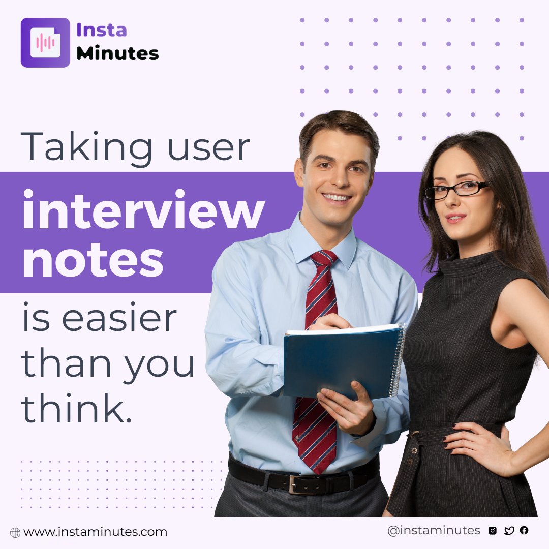 instaminutes's tweet photo. Not just an audio-to-text software, Instaminutes is the only tool that helps you to take user interview notes automatically!

Sign up-it's free or visit https://t.co/09vxrIRDo6

#meetings #interviewnotes #teamcollaboration #team #virtualmeetings #tech https://t.co/SreXue48G1