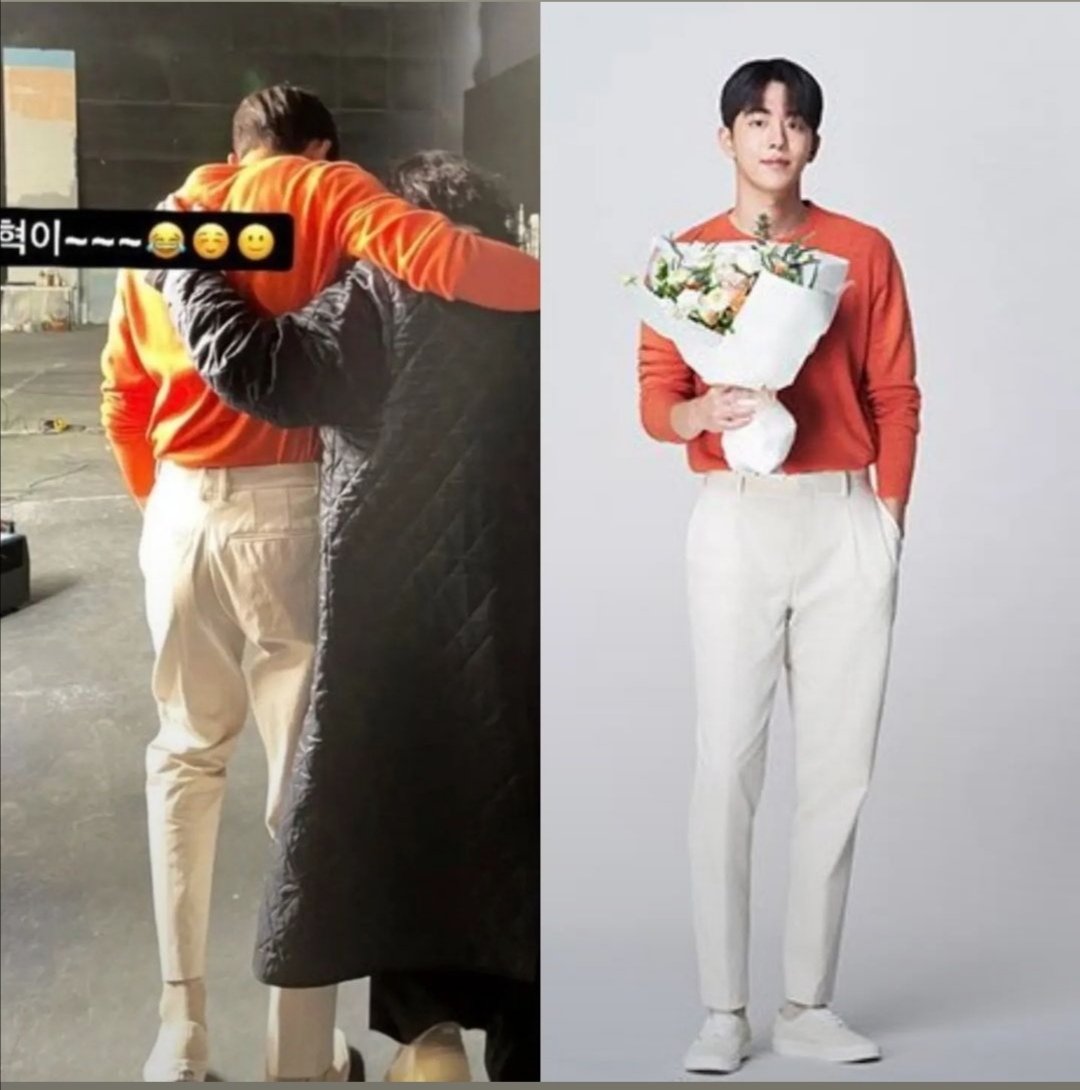 nnvvkk0611's tweet photo. #NamJooHyuk x Hye Young stylish IG update , pic on photoshoot #Desker adversitement campaign https://t.co/Owq0DLJ0ol