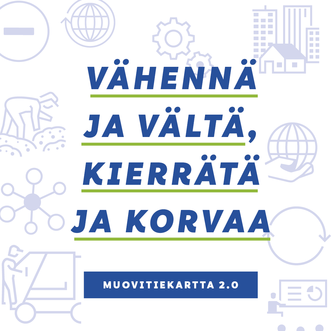 yministerio's tweet photo. Uusittu Muovitiekartta on julkaistu. Se on laaja kansallinen ohjelma, jonka tavoitteena on muovin kiertotalouden läpimurto Suomessa vuoteen 2030 mennessä.

📗 Julkaisu https://t.co/mUMuHHHCtO

🔗 Verkkosivu https://t.co/H2ZB0gIyfh

#muovitiekartta @TEM_uutiset @SYKEinfo @kauppafi https://t.co/stuSMZzlBh