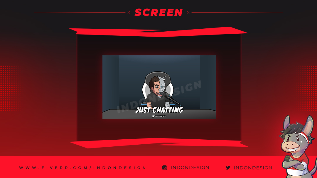 IndonDesign's tweet photo. Enjoy this awesome JUST CHATTING SCREEN design
requested by awesome friend @OmnicientWolf
#panels #overlay #screen #screendesign #staticscreen #banner #logoesport #esport #twitchcreative #esportteam #twitchaffiliate #twitchgaming #twittchlogo #esportgaming #twitchesport https://t.co/tDxwIBhLhT