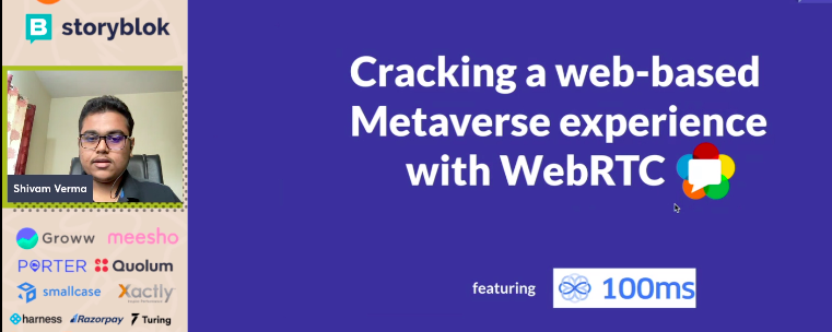 Mysticsinewave's tweet image. Currently learning about peer to peer WebRTC and Interpolating movement from @shivamazed ft @100mslive 😁 Devs dont miss out on it! Only at @ReactDayIn #ReactDayIn2022 #Learning #metaverse #TIL