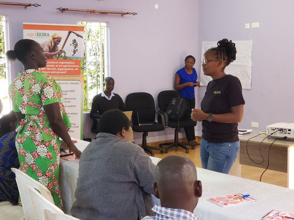 ONGOING!
20 new agriBORA hub managers are embracing technology to power their business. They are learning how our #SaaS platform will help them better interact and transact with their farmers to improve their own livelihoods and that of their clients.
#hub #agritech