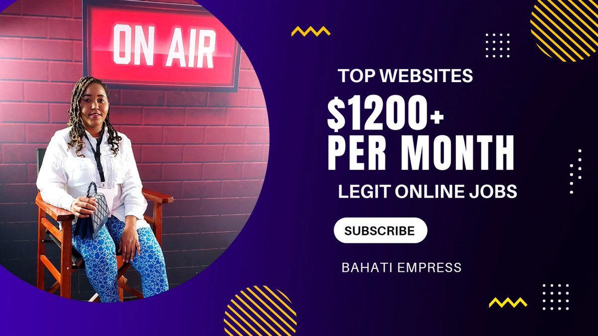 Lucy_baha's tweet photo. Good News 💰💰
We are reducing Youth Unemployment a video at a time.
I am teaching you on all the different online platforms you can use to start making money.
Please subscribe and share with your friends.
Watch the latest video here:
https://t.co/byiYUwIkN7 https://t.co/NHUfHLAD10