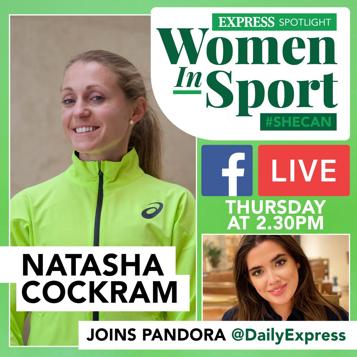 Tommy Wathen (@tommywathen) on Twitter photo Delighted that @cockram_natasha will be joining <a href="/pandoraforsyth/">Pandora Forsyth</a> LIVE on #SheCan today at 2.30pm ✨ Delighted that @cockram_natasha will be joining <a href="/pandoraforsyth/">Pandora Forsyth</a> LIVE on #SheCan today at 2.30pm ✨