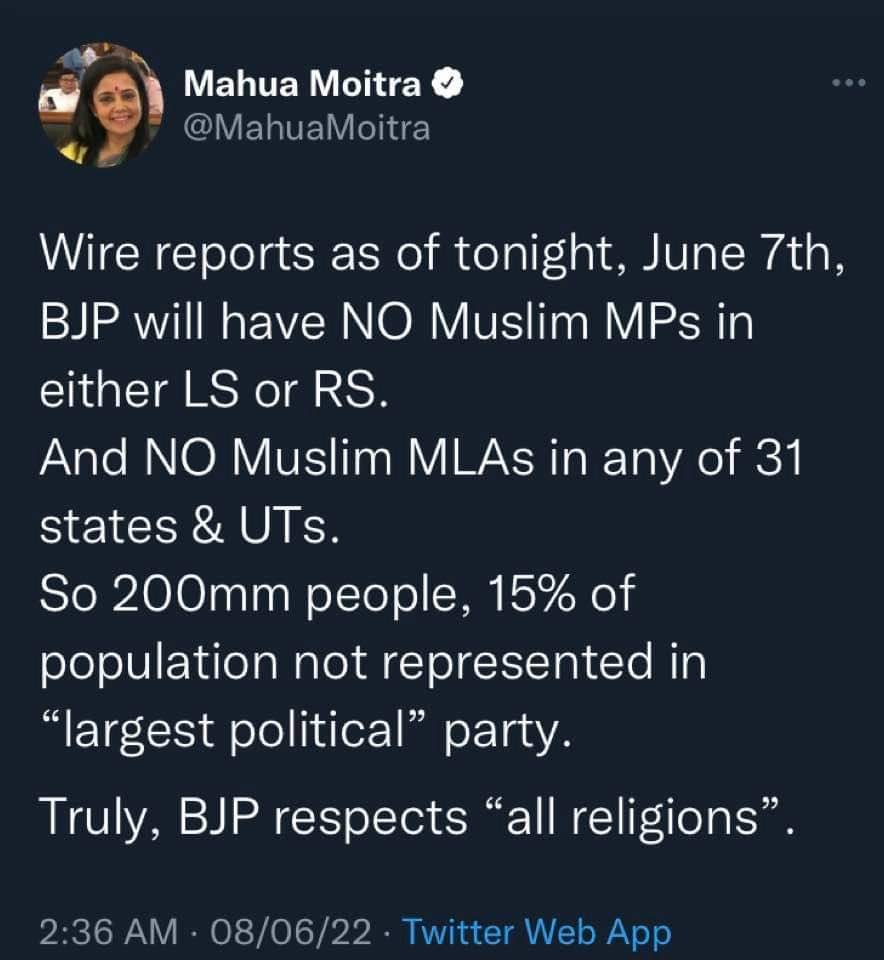 pavannair's tweet image. Of historical significance in independent India. For the first time, a ruling party has no MPs and MLAs from the Muslim community.