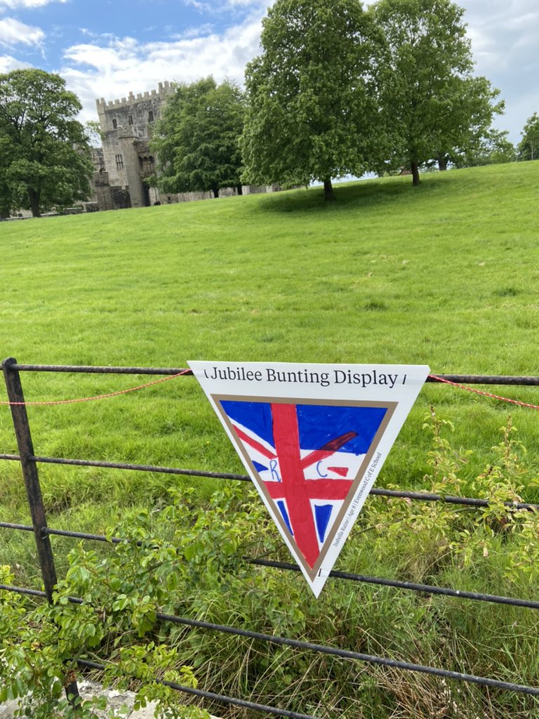 Evenwood C of E Primary School (@evenwoodcofe) on Twitter photo We love seeing children from our school getting involved in the community. This Jubilee Bunting was part of the display <a href="/RabyCastle/">Raby Castle, Park and Gardens</a>! Well done, we are very proud 😄❤️ #proud #JubileeCelebration We love seeing children from our school getting involved in the community. This Jubilee Bunting was part of the display <a href="/RabyCastle/">Raby Castle, Park and Gardens</a>! Well done, we are very proud 😄❤️ #proud #JubileeCelebration