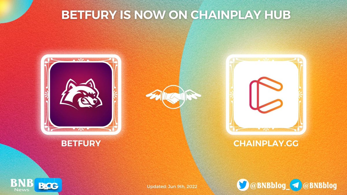 BNBblog_'s tweet photo. 🥳 @betfury_gaming is now on @Chainplaygg Hub
#BetFury is one of the best all-in-one online casinos, including its own games as well as well-known classic casino games provided by leading software providers 🤩
Check here:
💠 https://t.co/tE9X0Sn0y3
#BNBBlog #BNB #BNBChain https://t.co/O8ak6krs9E
