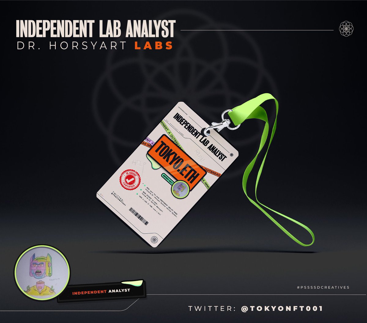 Personalized Independent Analyst Badge! ❤️😍 thanks so much <a href="/HorsyArt/">HorsyArt👨🏻‍🔬 “ The Doc.”</a> ❤️
#posse #lummiarmy