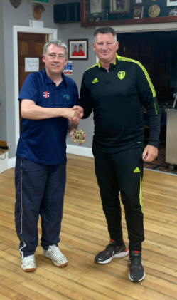 The man of the match for the over 50s was Mark Hicks for his 4 overs 0 runs and 1 wicket.
