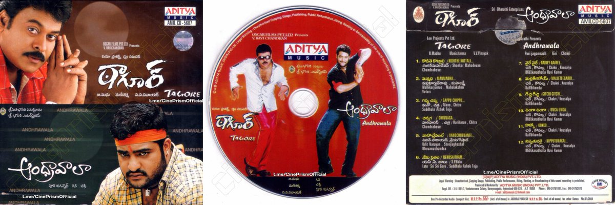 TeluguFlac's tweet photo. 🎵. Andhrawala (2004) - Download Audio CD Wav Songs On Telegram App

👉🏻 https://t.co/YbCI0RPpfq

Follow @TeluguFlac For More

💽 #Chakri #Andhrawala #JrNTR #PuriJagannadh #TeluguACD #TeluguWAV #AndhrawalaSongs #AudioCD #ACDRip https://t.co/BMuUwl3yDS