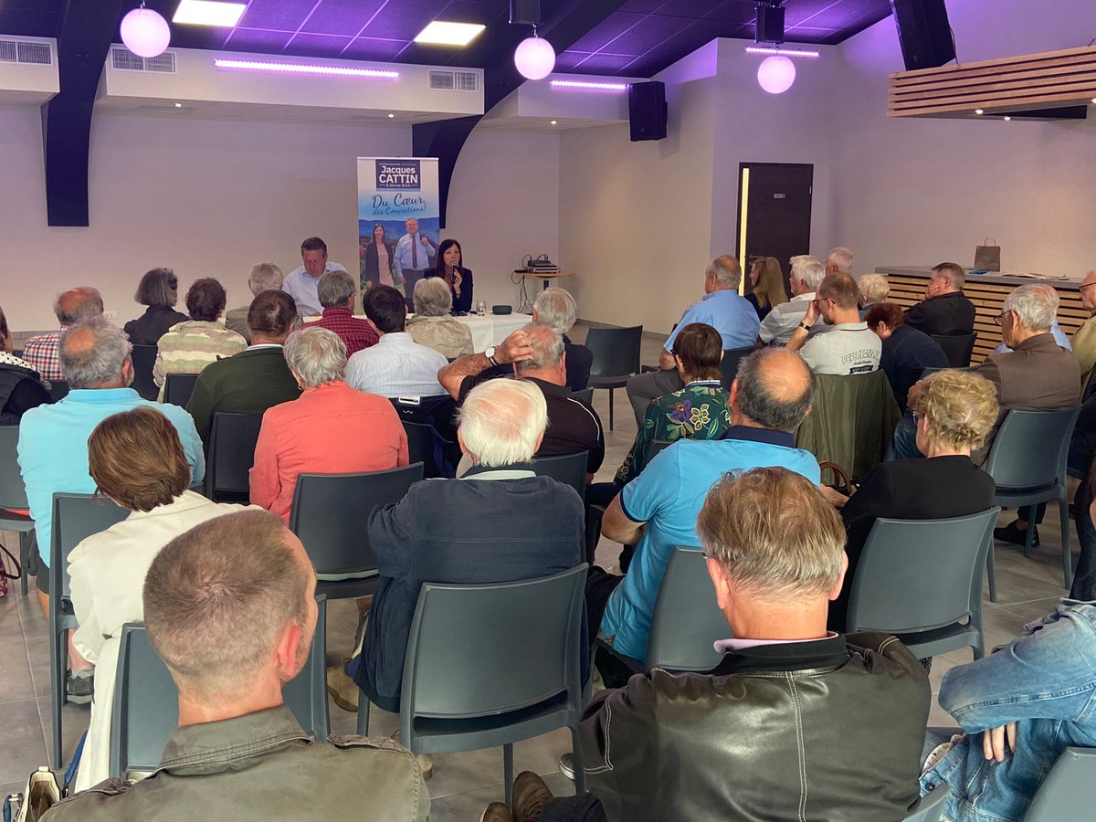 CattinJacques's tweet photo. ✅ Une très belle réunion hier soir à WINTZENHEIM en présence de nombreux participants et élus.
Merci notamment au maire de Wintzenheim, Serge NICOLE, à Lucien MULLER, à son binôme Monique MARTIN et aux Maires d'Ingersheim, Turckheim et Hattstatt.
#cattin2022 #legislatives2022 https://t.co/WOK8TwnvCQ