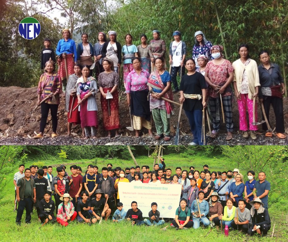 NEN_India's tweet photo. #OnlyOneEarth NEN observed #WED2022 in of #Assam #Meghalaya &amp; #Nagaland. The team along with children, youth &amp; women came together with the shared message to practice #SustainableLife, reduce #carbonfootprints &amp; #plantmoretrees
Click here to know more: https://t.co/1p1xtZ4M23 https://t.co/wSB6vXBMfk
