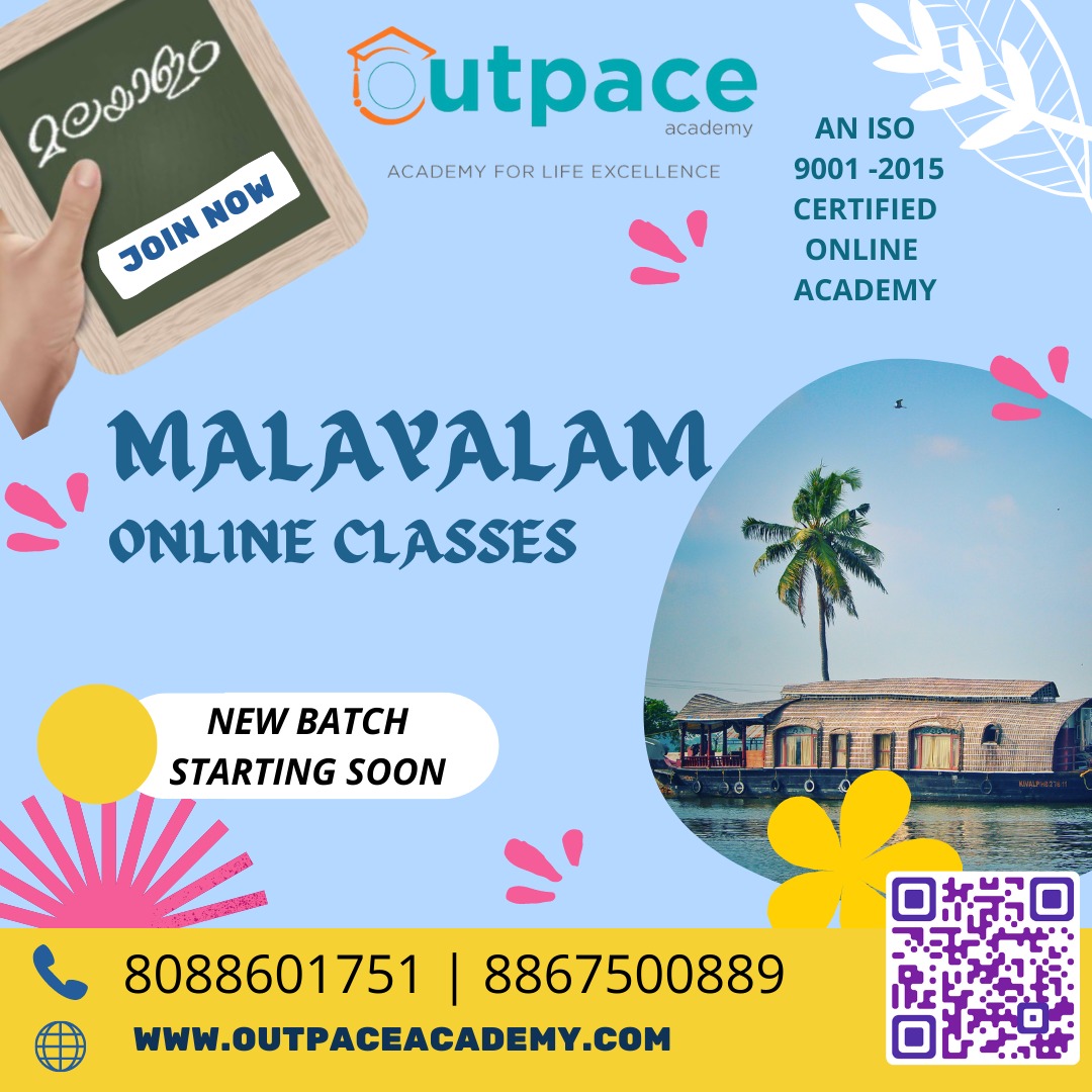 AcademyOutpace's tweet image. Learn Malayalam online with one of the best online academies.
New batch starting soon.
Scan the QR code to register.
outpaceacademy.com
#outpaceacademy #onlineclasses #malayalam #onlinemalayalamclasses #speakmalayalam #language #mothertongue