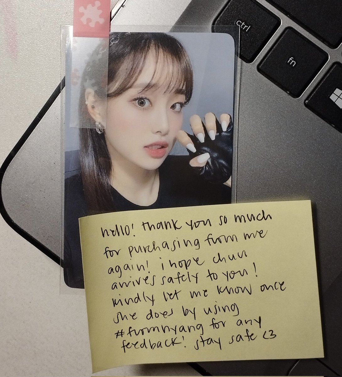 heechyu's tweet photo. 💌

chuu is home!! thank you so much for the vvvv smooth transaction and for packing her safely, trusted ko na yan @nyangsells 🥹🥹🫶🫶

#fromnyang https://t.co/OUccnVOOF6