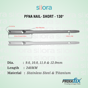 siorasurgicals's tweet image. PFNA NAIL - SHORT - 130 ° is applied for pertrochanteric, intertrochanteric, and high subtrochanteric fractures. 
siiora.com/product/pfna-n…

#siorasurgicals #orthoimplants #traumainstruments
#TraumaImplants #OrthopedicInstruments