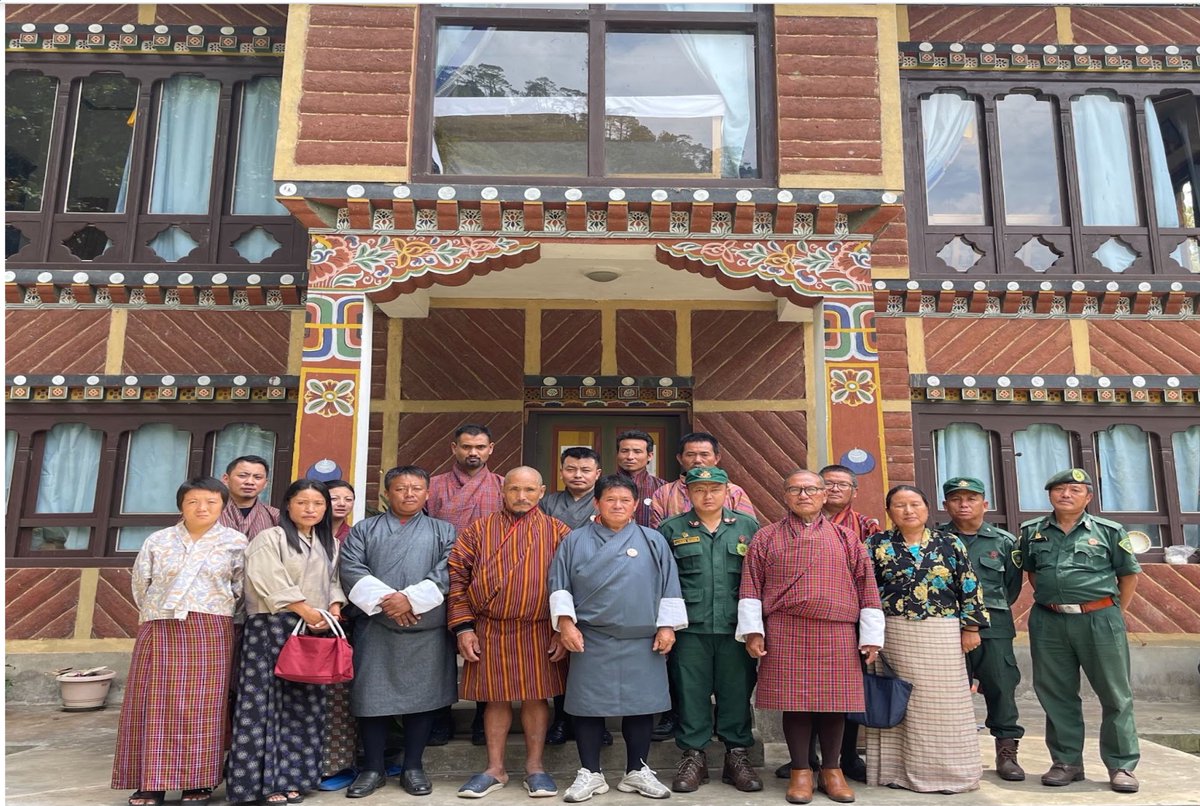 rspnbhutan's tweet photo. #RSPNteam is currently carrying out the consultation with #communityforestmanagementgroups & relevant officials(#DoFPS) in our six project districts to discuss the modality to carry out #ecorestoration plantations to improve the degraded #WhitebelliedHeron habitats.
#BMUIKI https://t.co/6LaQX6Cf1d