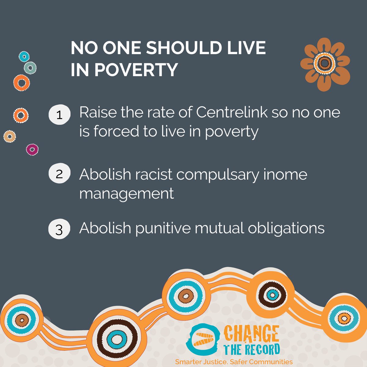 Govts must ensure Aboriginal and Torres Strait Islander women’s economic security – abolish ParentsNext and other programs that drive Aboriginal and Torres Strait Islander people, particularly women, into poverty. <a href="/Change_Record/">Change the Record</a> @NationalFVPLS