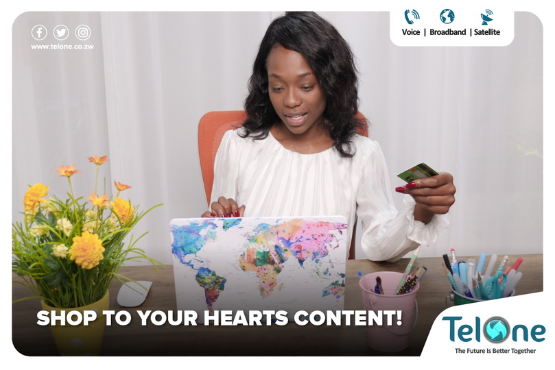 TelOneZW's tweet photo. Shop to your hearts content with the broadband that gives you value.
#LiveTogether
#TheFutureIsBetterTogether https://t.co/ykosv2nlp8