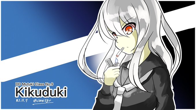 「kikuzuki (kancolle) white necktie」Fan Art(Latest)