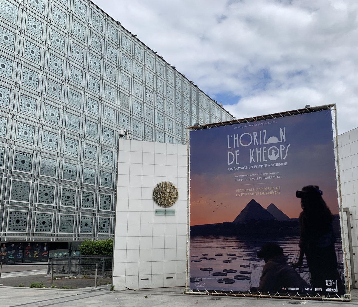🗣Demain dans #MOE un avant-goût de l’expédition immersive en réalité virtuelle « L’horizon de Khéops, un voyage en Égypte ancienne ». Un dispositif #VR unique au monde à vivre du 14 juin au 2 octobre 2022 <a href="/imarabe/">Institut du monde arabe</a>