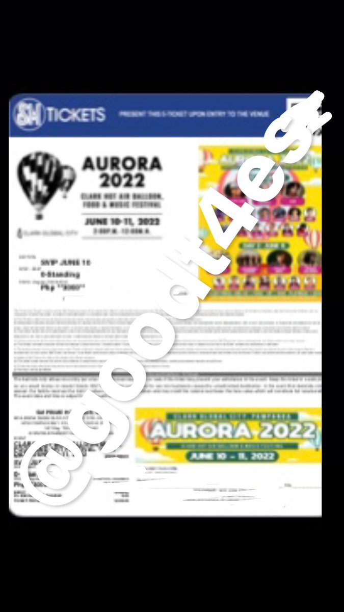 mingyusticky's tweet image. wts aurora fest day 1 SVIP (3 tickets) for 2500 ! still nego :))