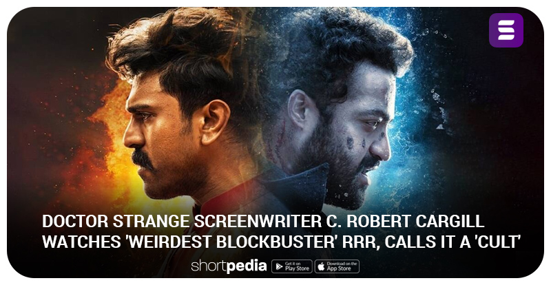 ShortpediaApp's tweet photo. #RobertCargill, screenwriter for #BenedictCumberbatch #DoctorStrange', has heaped praises on the Indian #RRRMovie helmed by #SSRajamouli. Sharing a poster of #RRR on... https://t.co/CP2YHAo3X4