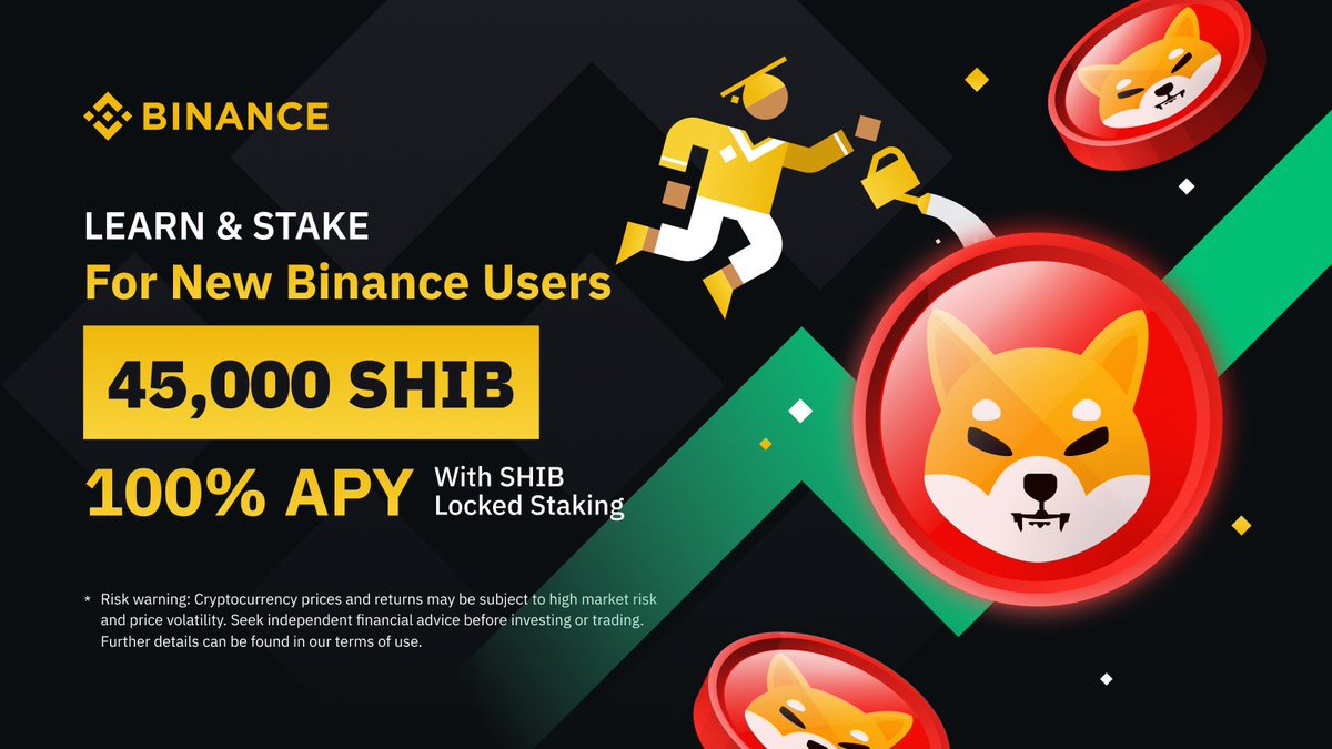 binance's tweet photo. Enjoy staking rewards with #Binance Learn &amp; Earn!

Improve your knowledge on blockchain and earn rewards by completing an online course and quiz. 
 
Start l-earning here ➡️ https://t.co/3o6qouo9pL https://t.co/j7VPXjeHLD