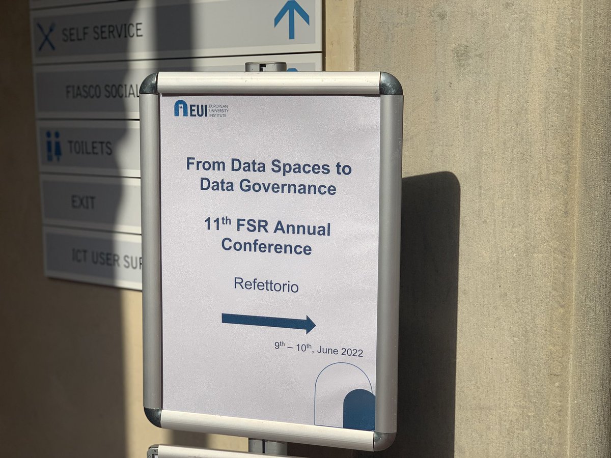FSR_Transport's tweet photo. We’re ready to kick off our 11th #FSRAnnualConference “From #data spaces to data #governance” at the @EUI_EU’s Badia Fiesolana!
Stay tuned for a day and a half of discussions with leading academics from the field!
https://t.co/hY8xBsX5VW https://t.co/e9EZpQiFaS