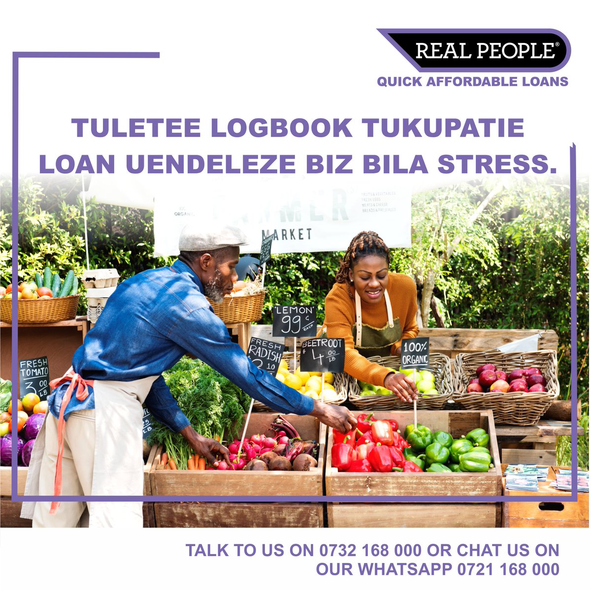 RealPeoplekl's tweet photo. Do you need quick cash to help boost your business? Real People can finance you between Kes 100k and Kes 1 million in less than 24 hours. Take advantage of our low interest rates. #LogbookLoans #NoHiddenCharges #WeKeepItReal https://t.co/HsvWh9hB9o