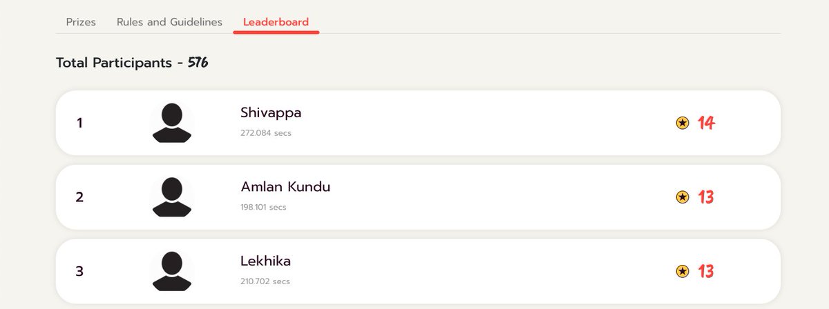 cloudquizzing's tweet image. Check out who’s scaling our #CloudQuiz 8 leaderboard!
🥳 Congratulations to:
1️⃣ Shivappa
2️⃣ Amlan
3️⃣ Lekhika
Want to make it to our stellar leaderboard too?
Take part in our next quiz: quiz.konfhub.com/q/june-quiz-9
#KonfHub #MSFT #Azure