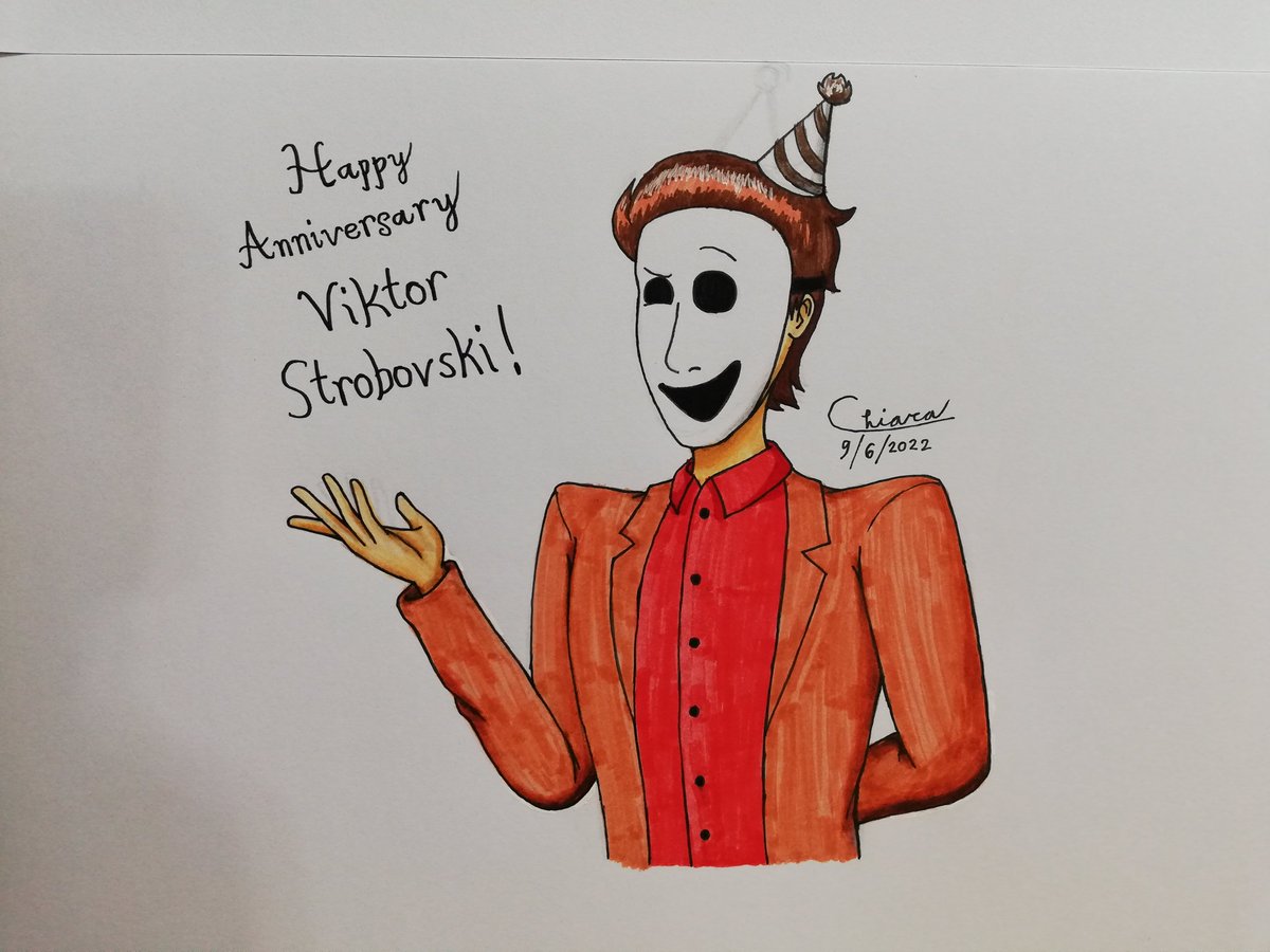 CloverChiara's tweet photo. Happy 4 years Anniversary Viktor Strobovski! 🎉

#aewvs #advancededucationwithviktorstrobovski #viktorstrobovski https://t.co/EaTQMW14cp