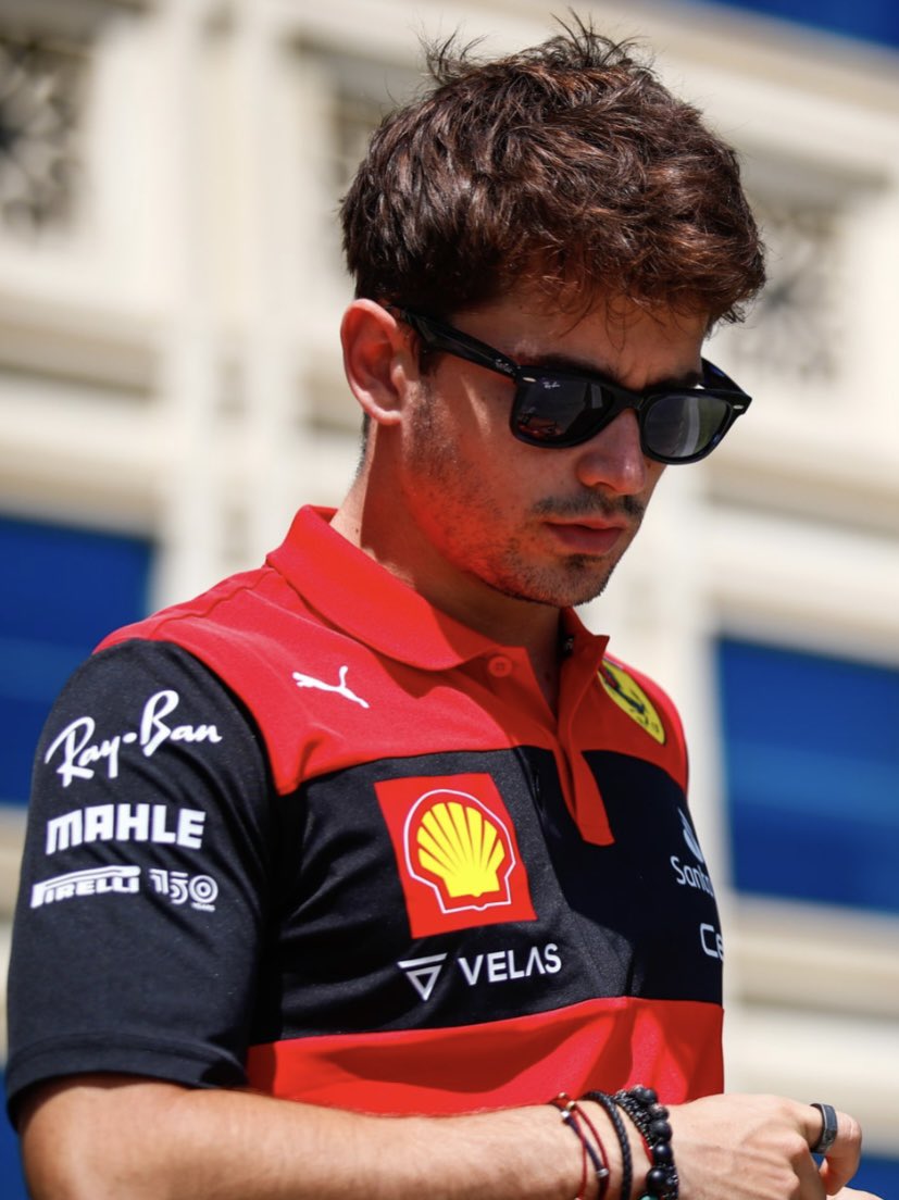 Vetteleclerc's tweet photo. Good Morning Charles 👋😊

#AzerbaijanGP https://t.co/6uGNRdvo0Z
