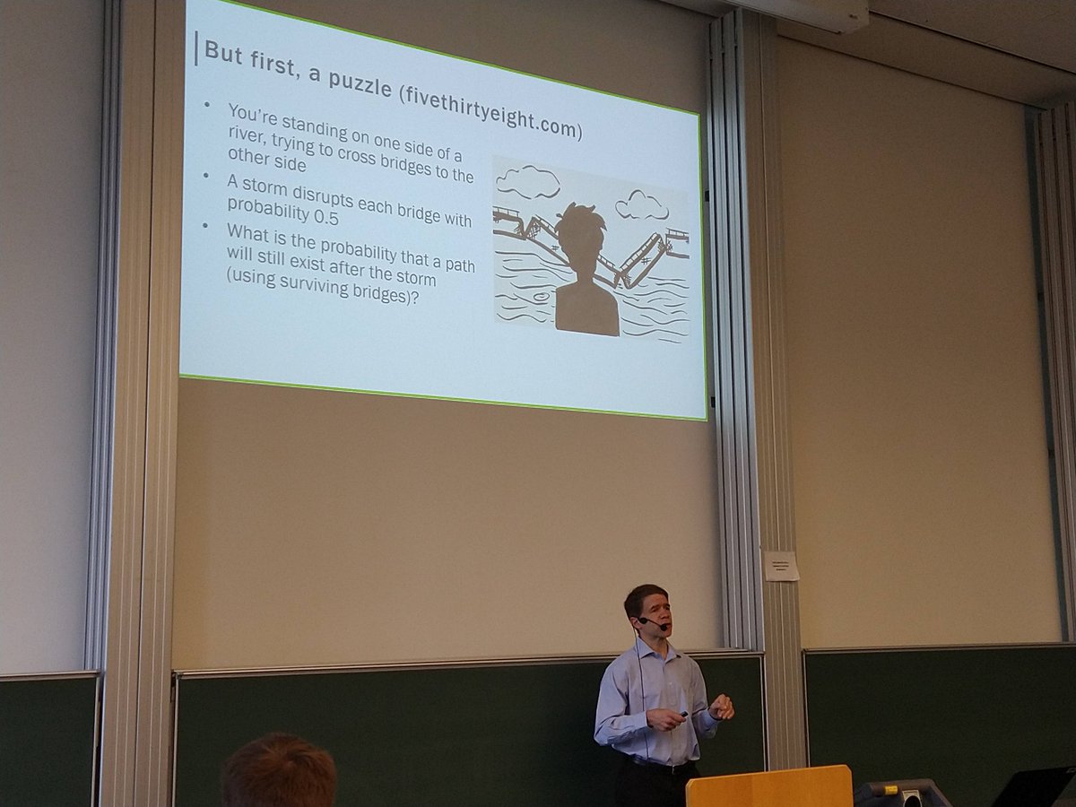 Day 2 of #inoc2022 at <a href="/RWTH/">RWTH Aachen</a> starts with a great talk of <a href="/j_cole_smith/">Cole Smith</a> of <a href="/SyracuseU/">Syracuse University</a> on network interdiction. With beautiful illustrations by one of his daughters.