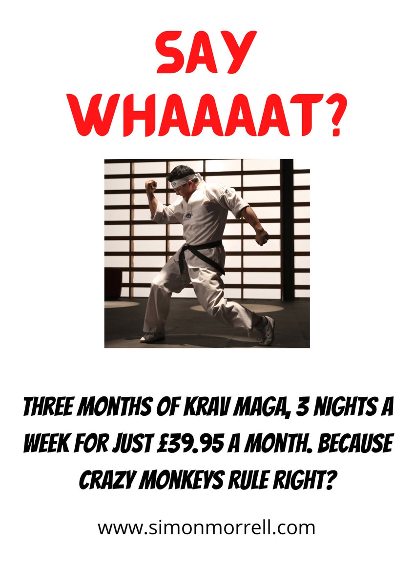 simonmorrell's tweet image. Go to simonmorrell.com/post/the-crazi… to find out more #kravmaga #northwales #selfdefenceclasses #northwalesmartialarts
