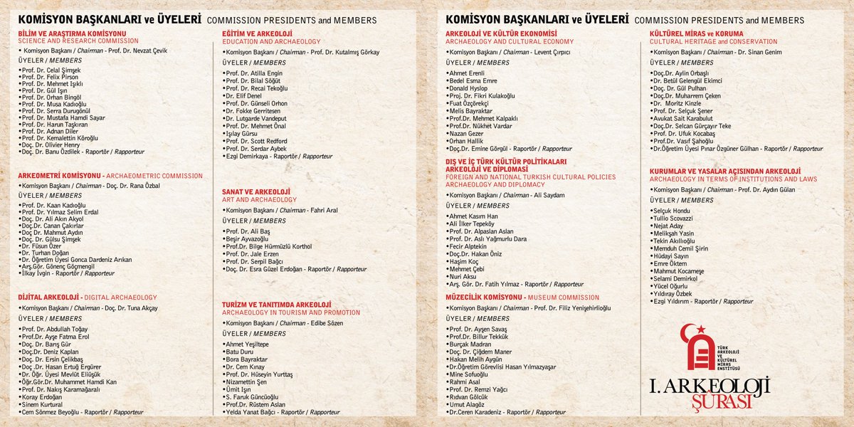 Türk Arkeoloji ve Kültürel Miras Enstitüsü, 15-17 Haziran 2022'de I. Arkeoloji Şûrası'nı Ankara'da gerçekleştiriyor. Açılış oturumları ve 11 ayrı komisyonda bilim, kültür ve sanat camiasının önemli isimleri Türk Arkeolojisine bir deklarasyon oluşturmak için bir araya geliyor.