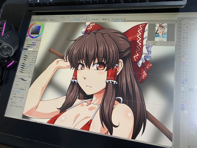 そろそろこの辺のも整理してちゃんと進めときたいんだけど、なんせ微妙に前の絵だからちょっと悩む…。 