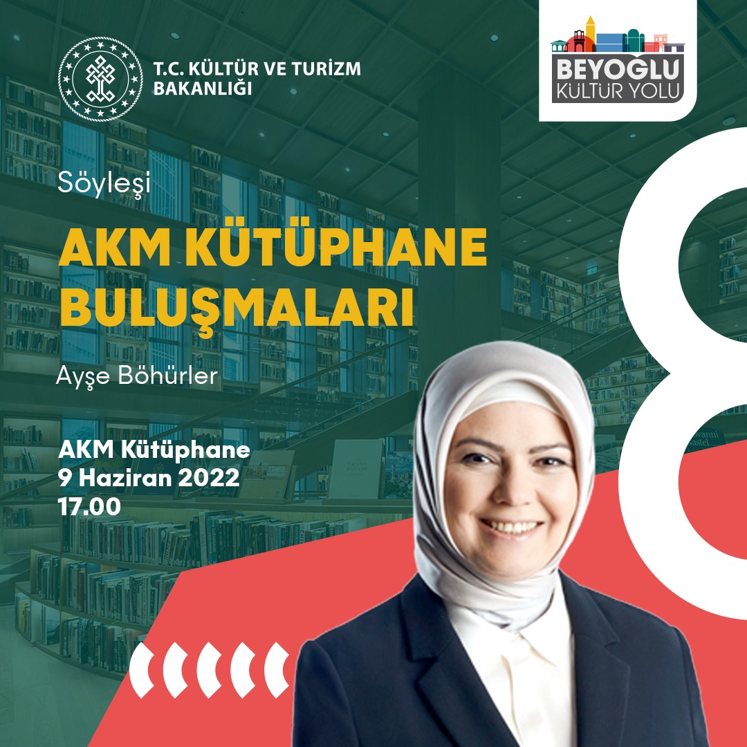 iktm34's tweet photo. AKM Kütüphane Buluşmaları
Bugün Ayşe Böhürler ile 17.00'de.
@coskunyilmaz66 @aysebohurler
#BeyoğluKültürYolu

@TCKulturTurizm @AkmIstanbul @b_kulturyolu @AtaturkKultur https://t.co/hxiXU1V90C